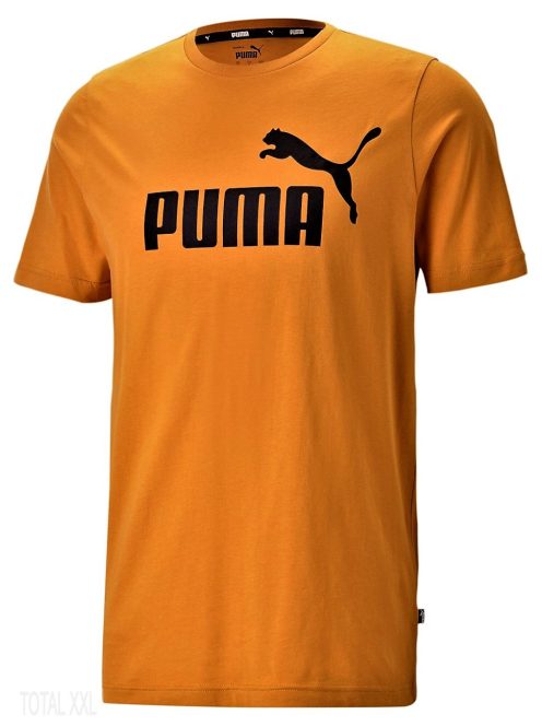 Puma rövid ujjú póló 100% pamut mustársárga
