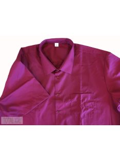 Rövid ujjú alkalmi ing bordó 