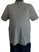 Rövid ujjú póló galléros zsebes keki