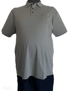 Rövid ujjú póló galléros zsebes keki