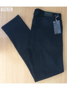 Farmernadrág alacsony derekú fekete rugalmas 